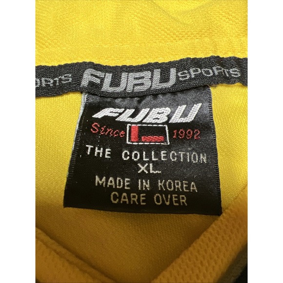 Vintage FUBU Sports Jersey Men's XL Sleeveless Hip Hop Streetwear Embroidered - Picture 6 of 9